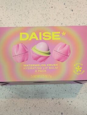 DAISE  Watermelon Crush Hydrating Lip Balm 3-Pack - Pink